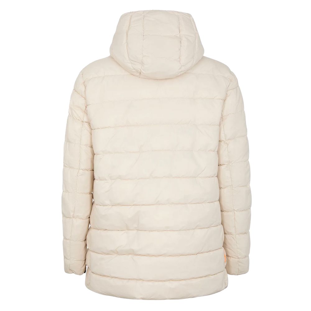 Orange Polyester Men's Reversible Jacket