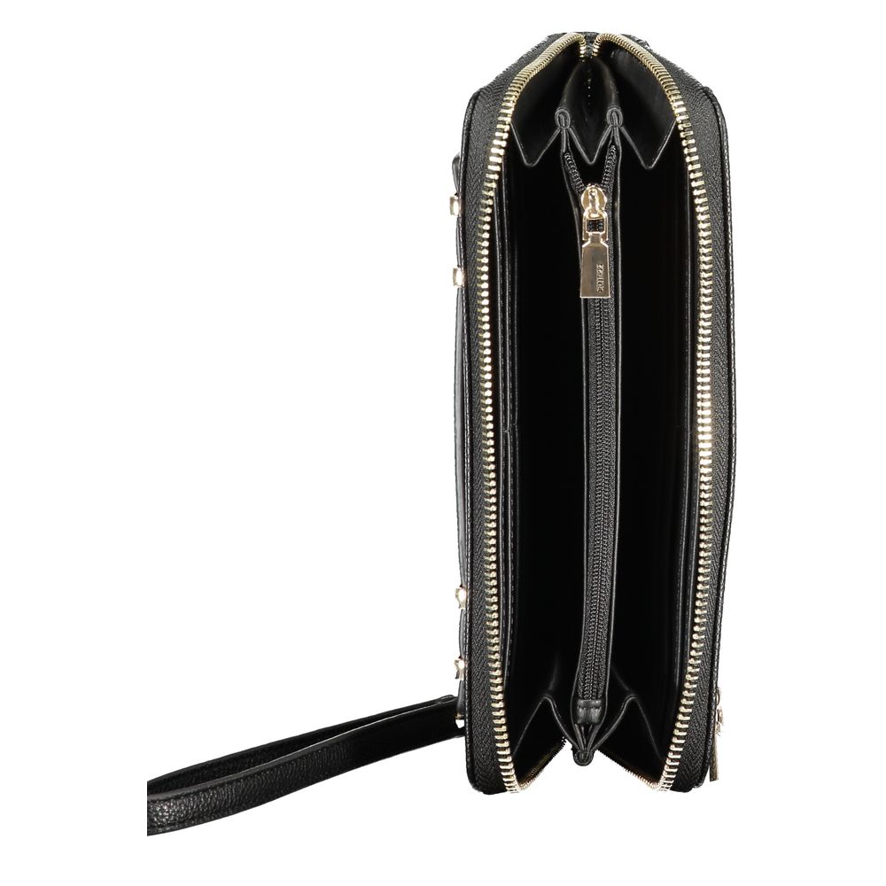 Nero Polyurethane Women Wallet