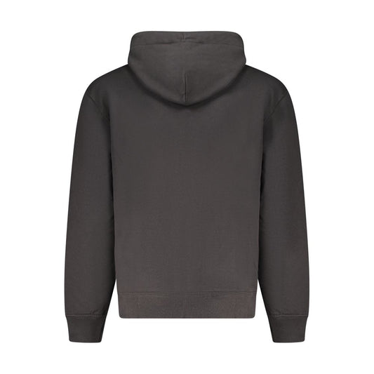Black Cotton Sweatshirt