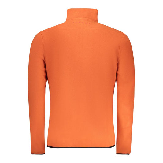 Orange Polyester Sweatshirt