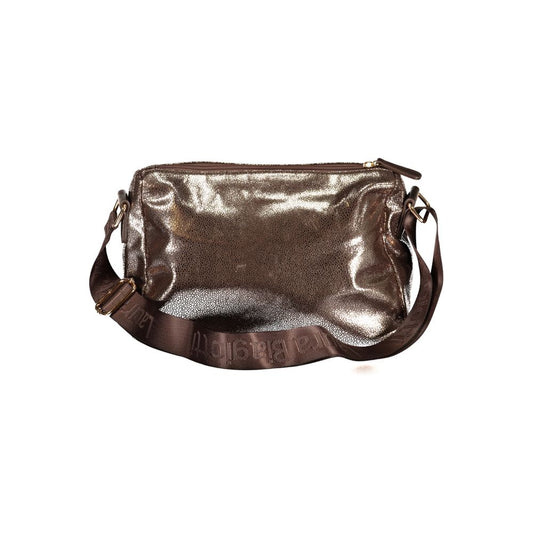 Bronze Polyester Handbag
