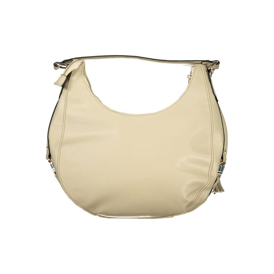 Beige Pvc Handbag