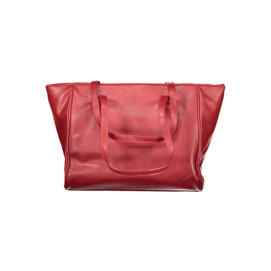 Red Pvc Handbag