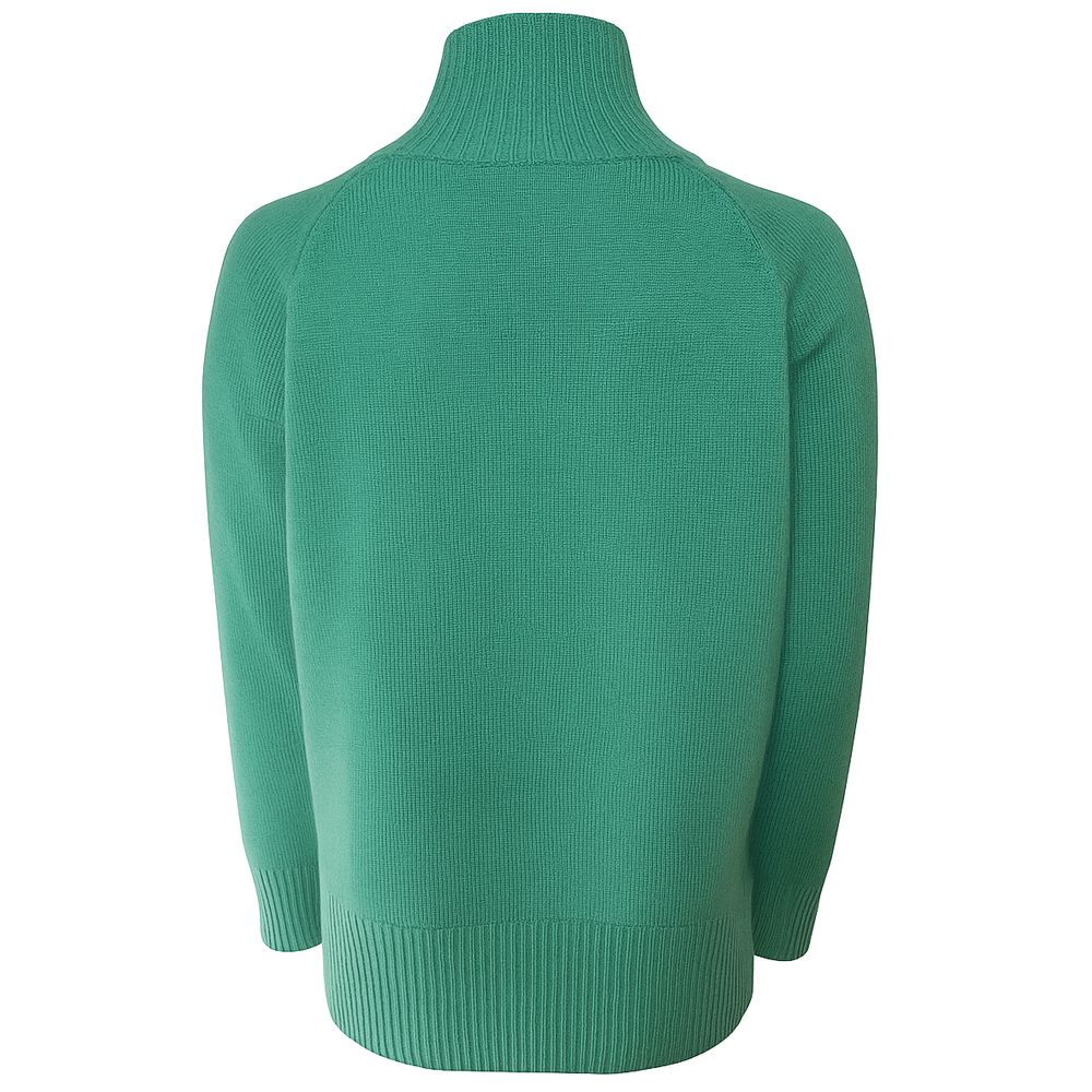 Green Cashmere Women Sweater