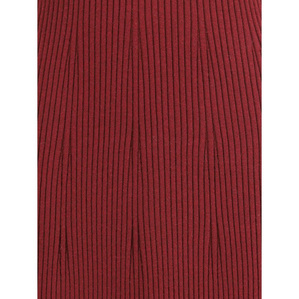 Bordeaux Cashmere Casual Dress