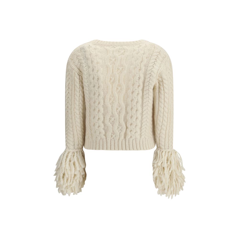 Cream Alpaca Vicugna Pacos Cardigan