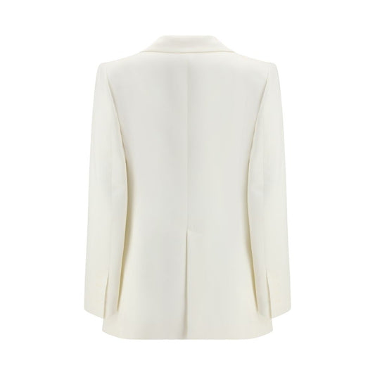 White Silk Blazer