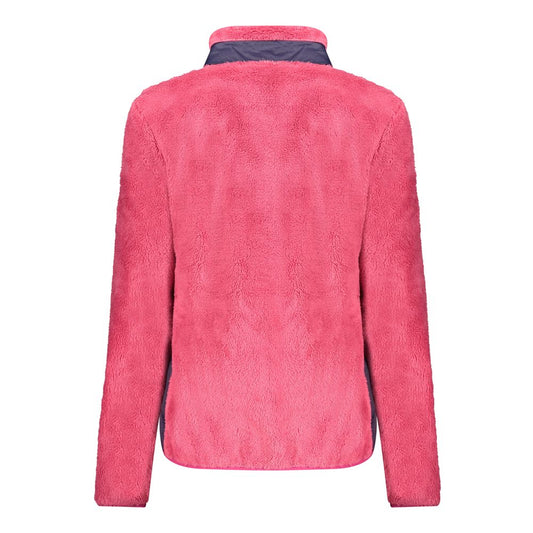 Pink Polyester Women Sweater