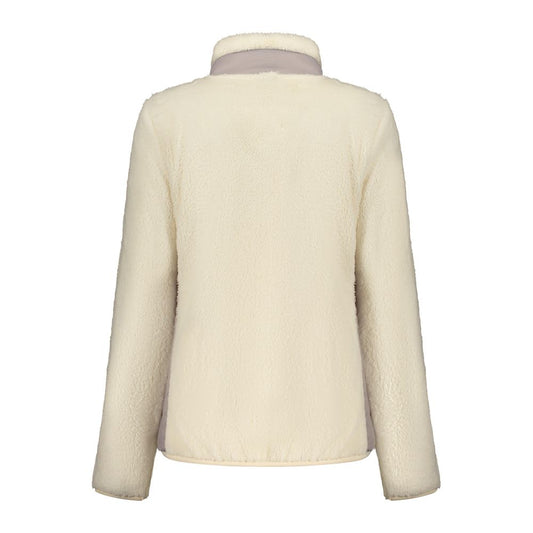 White Polyester Women Sweater
