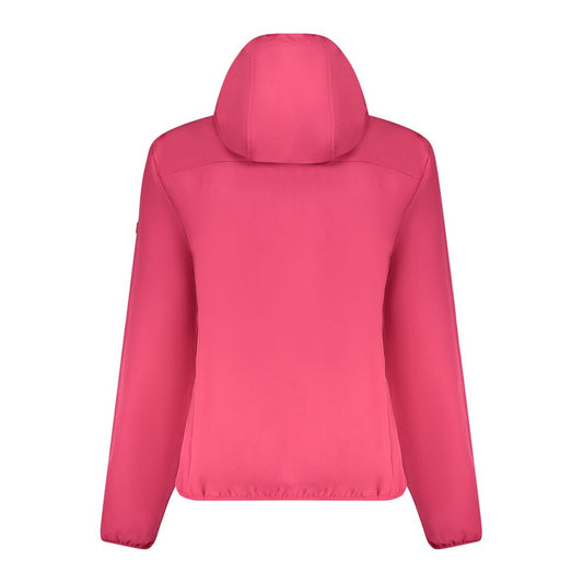 Pink Polyester Women Jacket