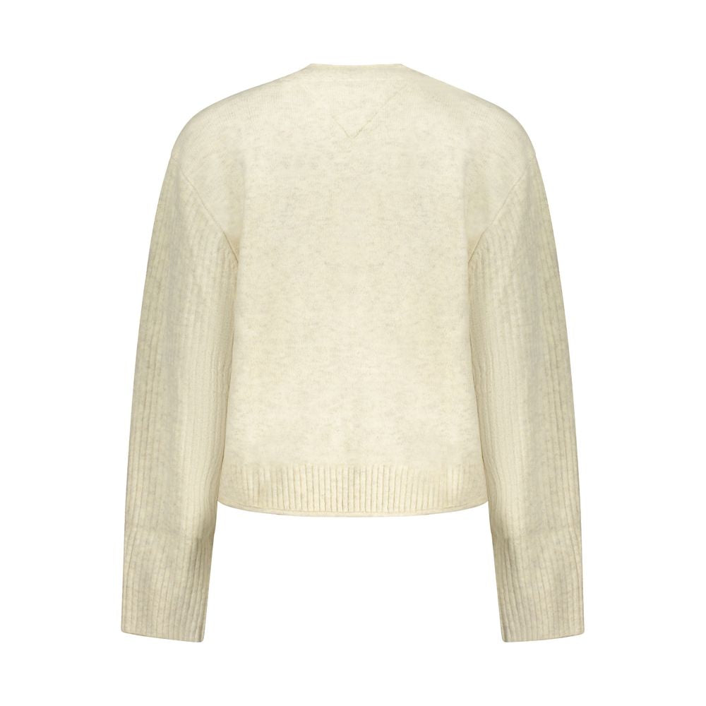 Beige Acrylic Women's Sweater
