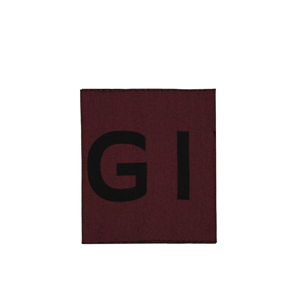 Red Virgin Wool Scarf