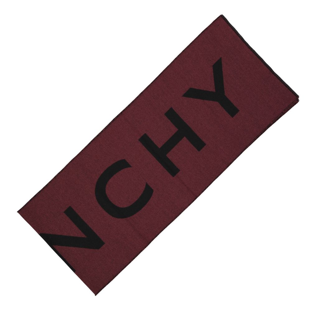 Red Virgin Wool Scarf