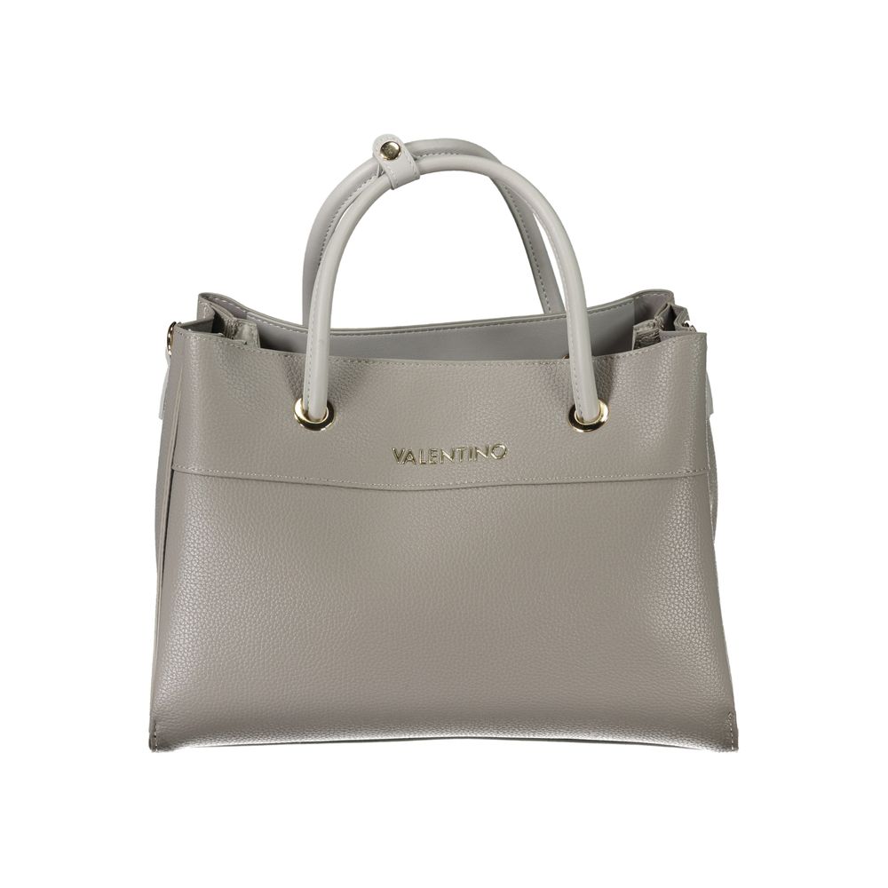 Gray Polyethylene Women Handbag