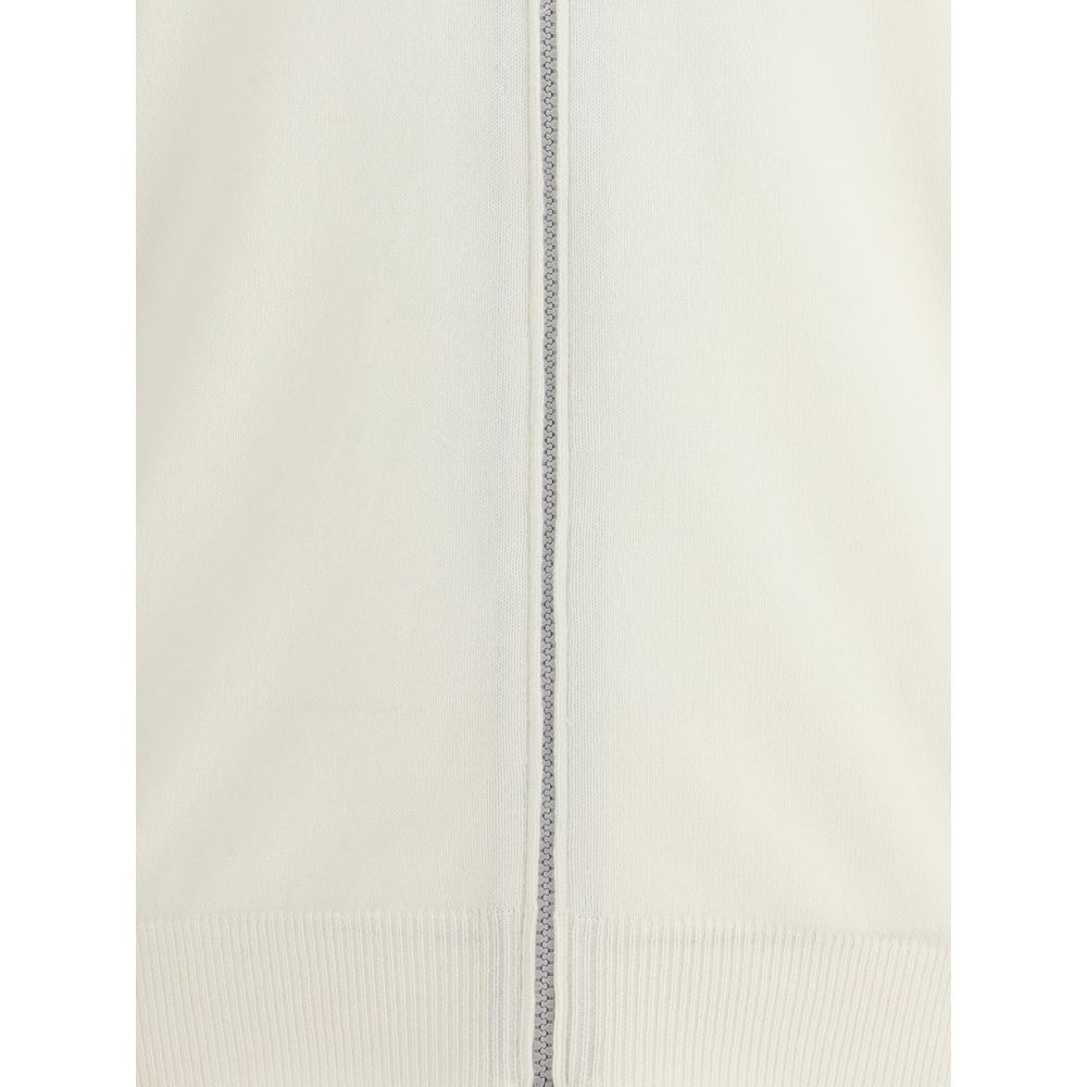 White Cashmere Cardigan