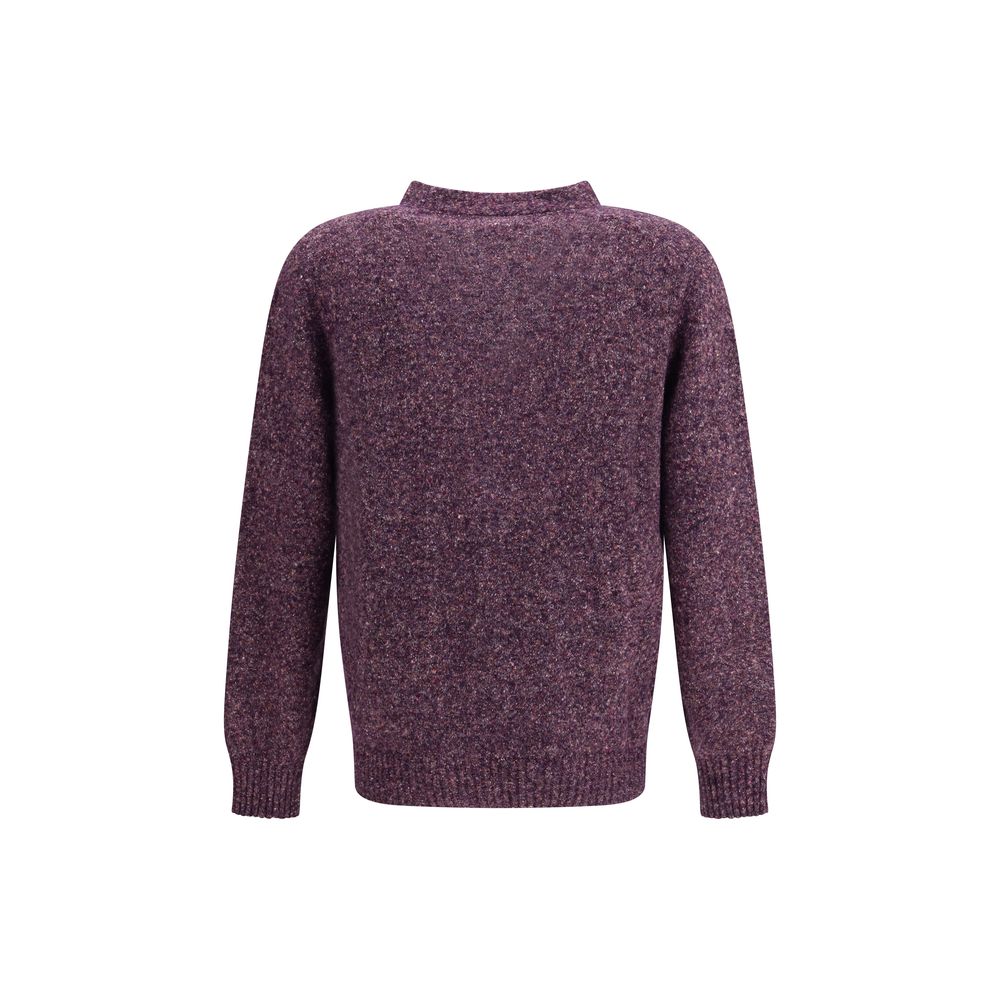 Purple Alpaca Vicugna Pacos Cardigan