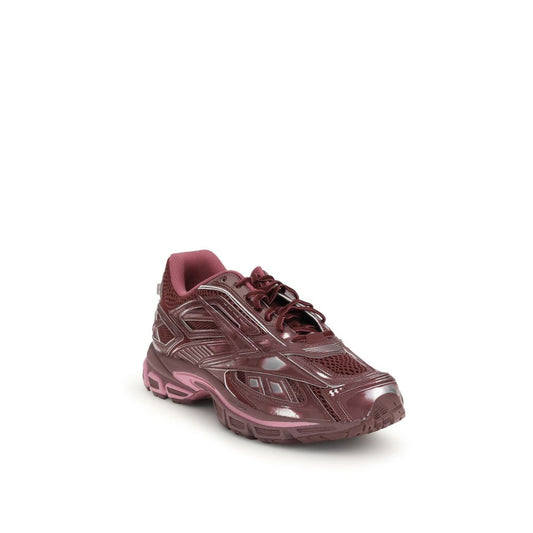 Bordeaux Polyethylene Athletic Sneakers