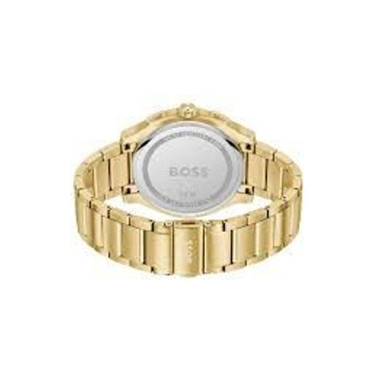 Gold Stainless Steel Dress Watch