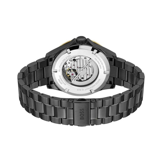 Black Stainless Steel Dress Watch