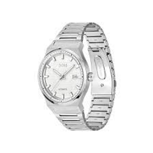 Gray Stainless Steel Dress Watch