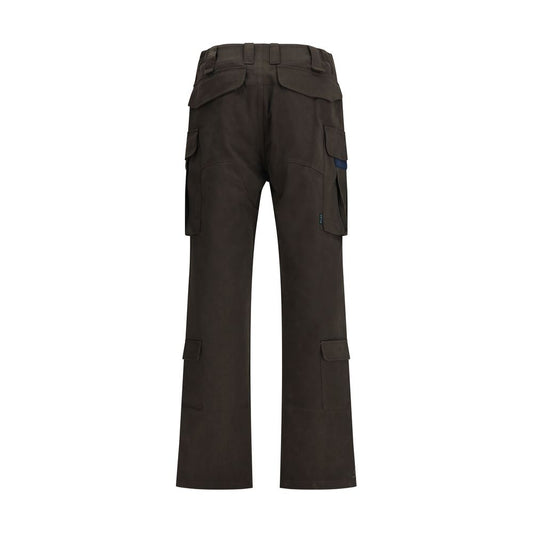 Brown Cotton Cargo Pants