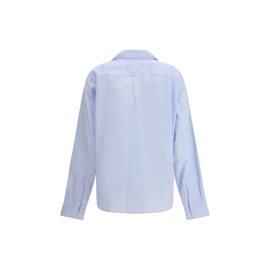 Blue Cotton Dress Shirt