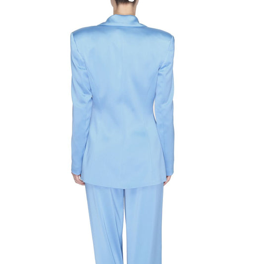 Blue Polyester Blazer