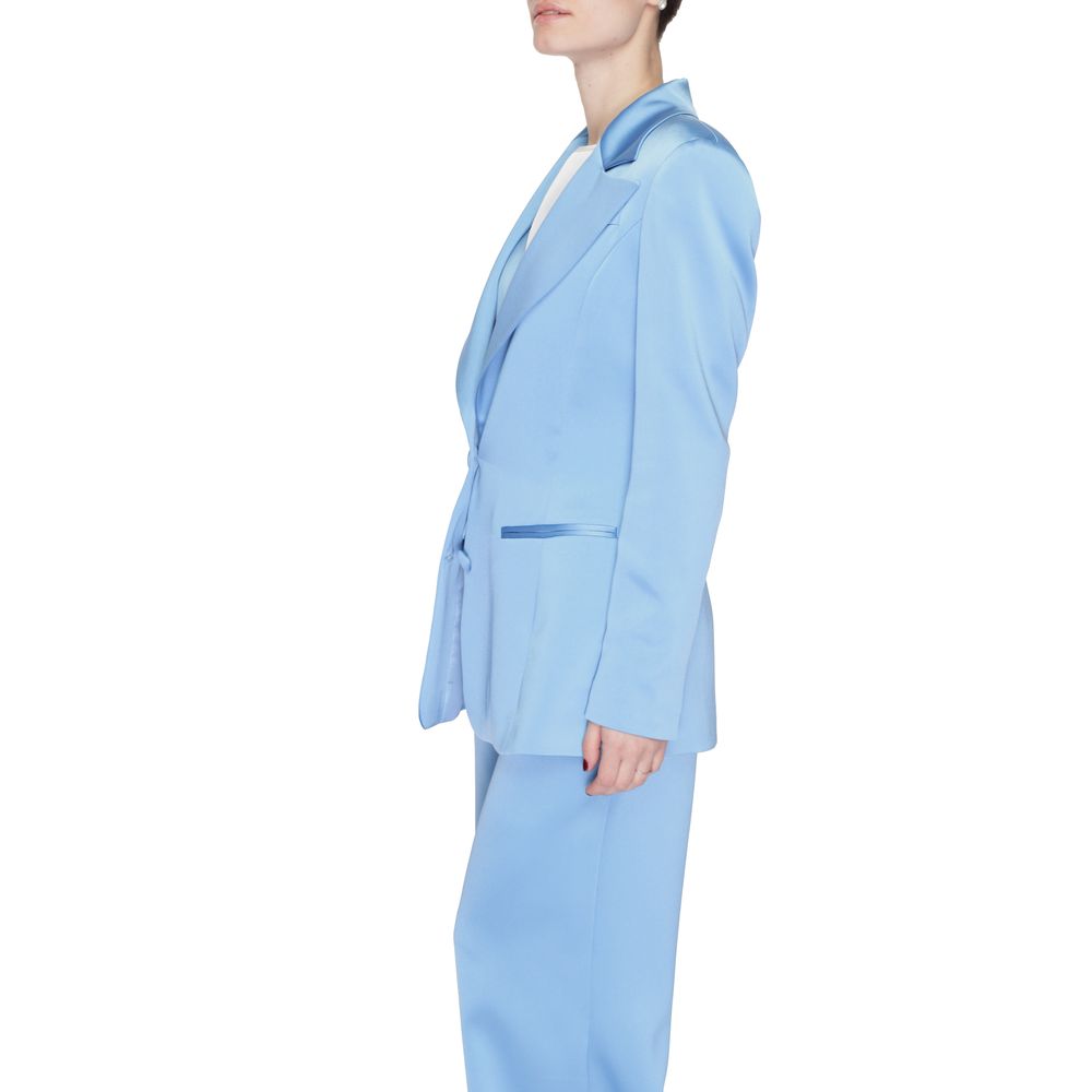 Blue Polyester Blazer