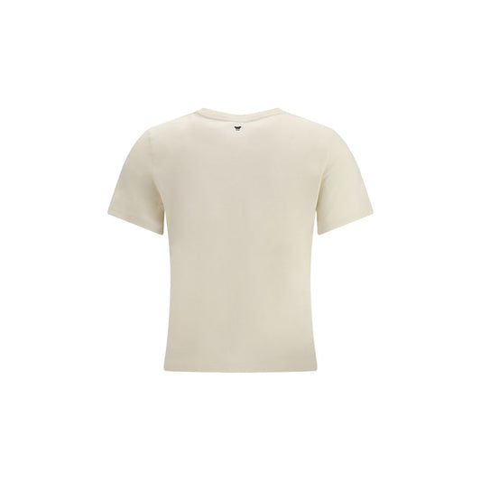Beige Cotton T-Shirt