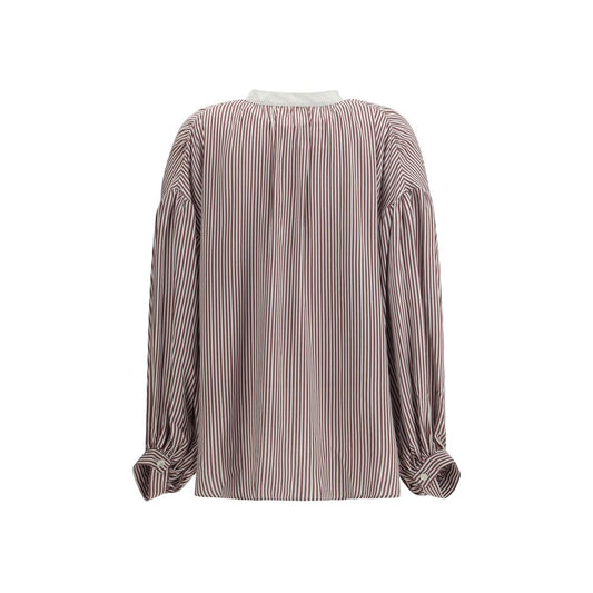 Bordeaux Viscose Pattern Shirt