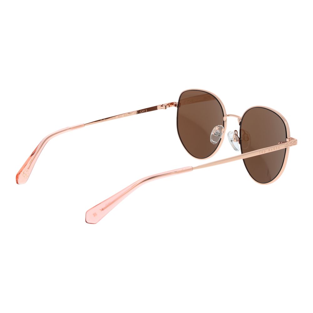Rose Gold Metal Sunglasses