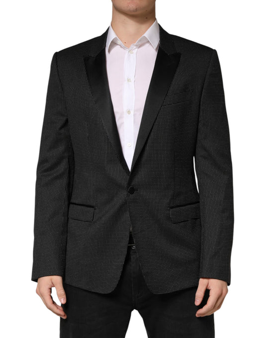 Black Fantasy Single Breasted Jacket Blazer