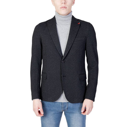 Black Polyester Blazer