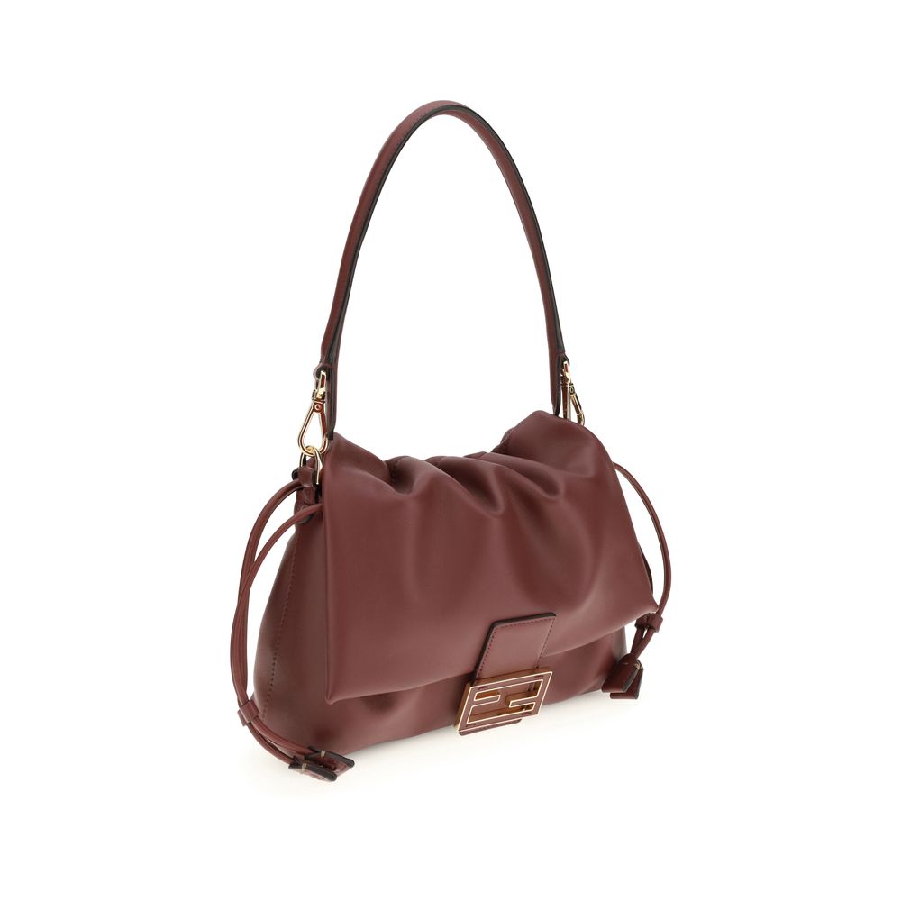 Bordeaux Calf Leather Bos Taurus Shoulder Bag