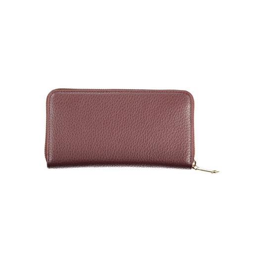 Rosso Polyurethane Women Wallet