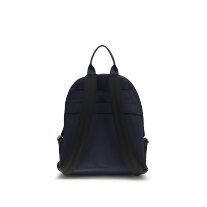 Blue Nylon Backpack
