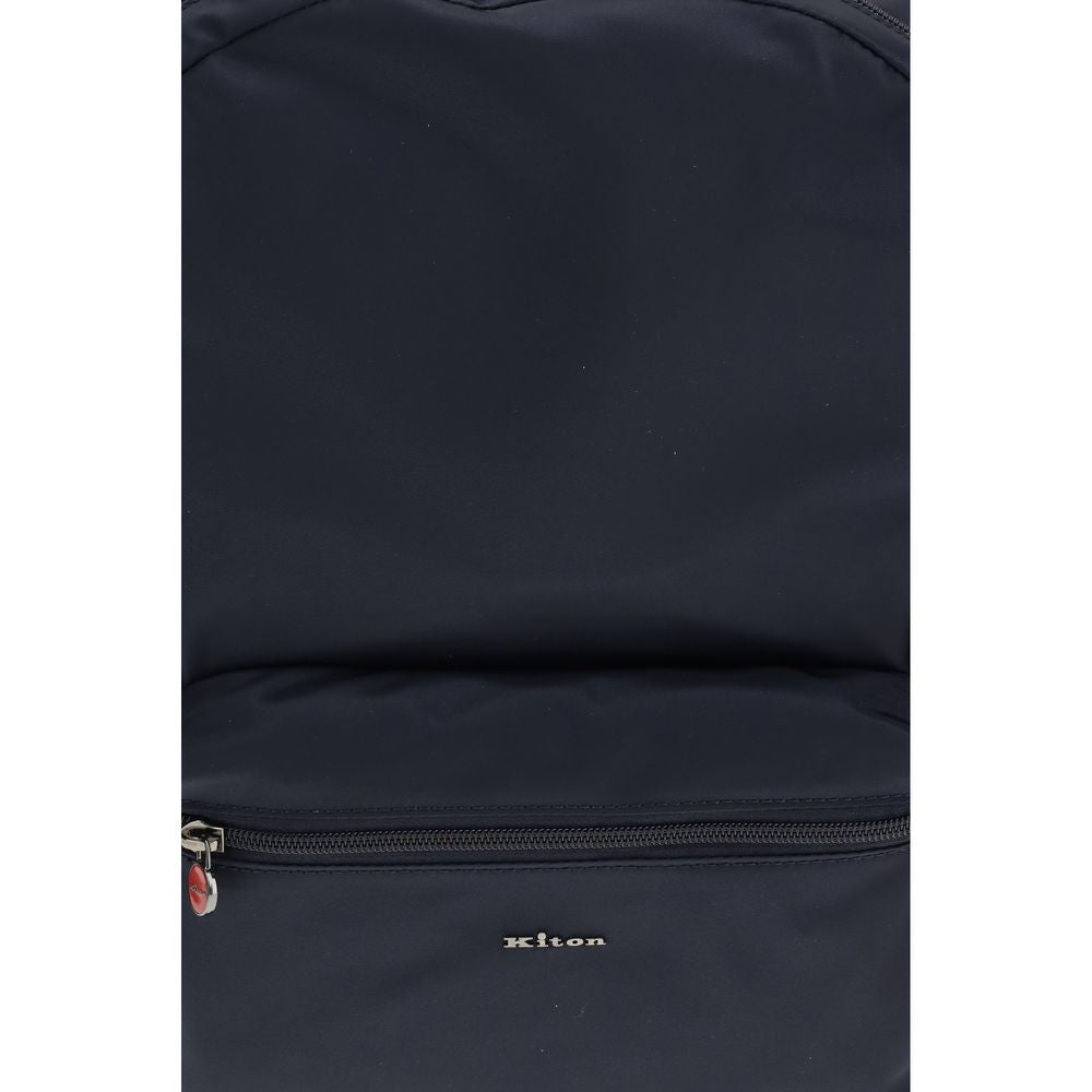 Blue Nylon Backpack