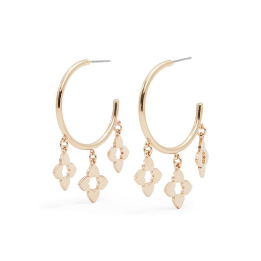 Gold Elastane Earrings