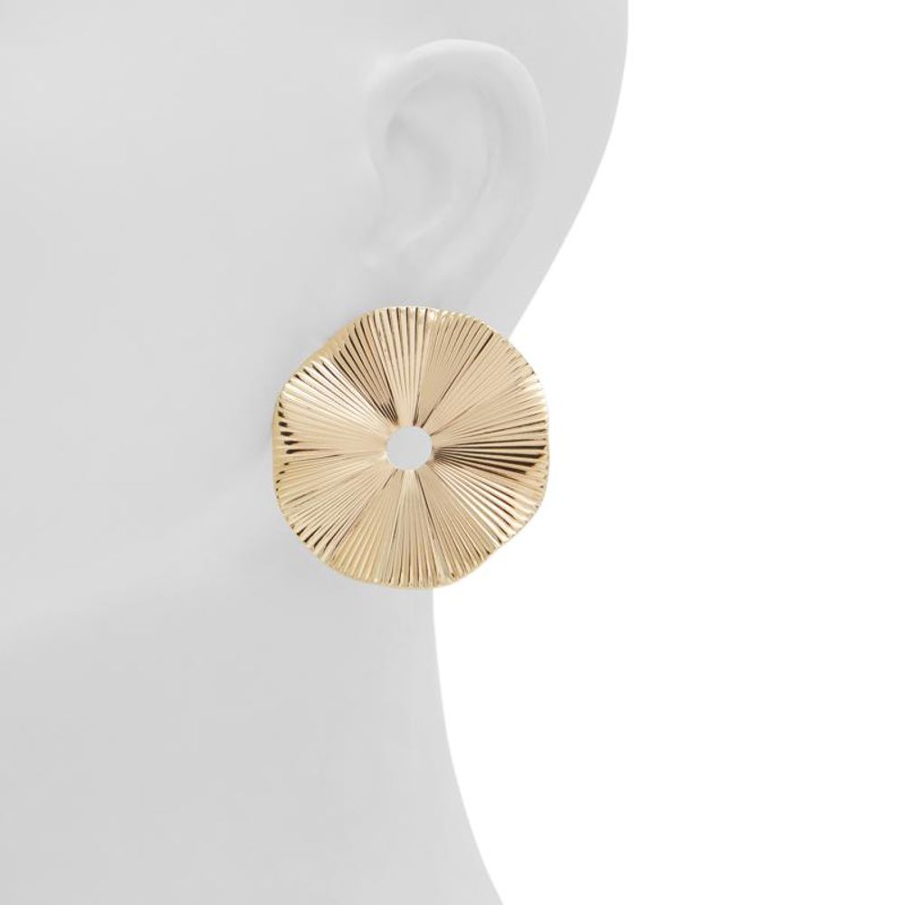 Gold Elastane Earrings