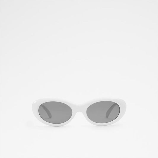 White Polycarbonate Sunglasses