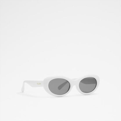 White Polycarbonate Sunglasses