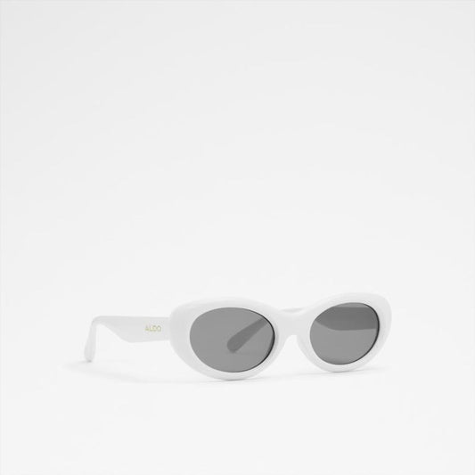 White Polycarbonate Sunglasses