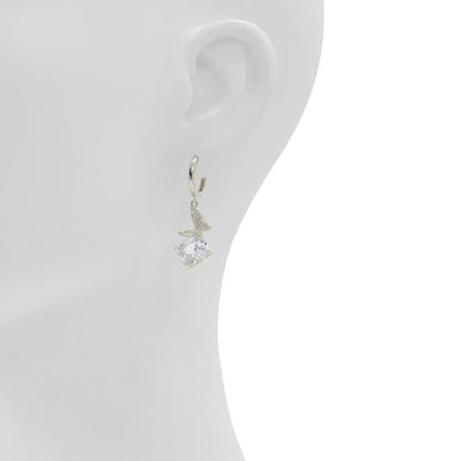 Silver Elastane Earrings