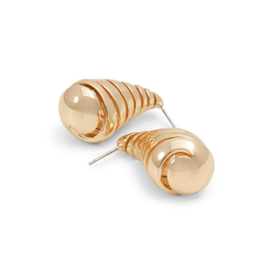 Gold Elastane Earrings