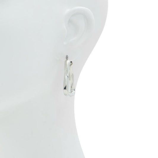 Silver Elastane Earrings