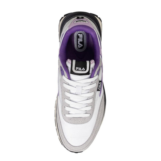 White Textile Low Top Sneakers