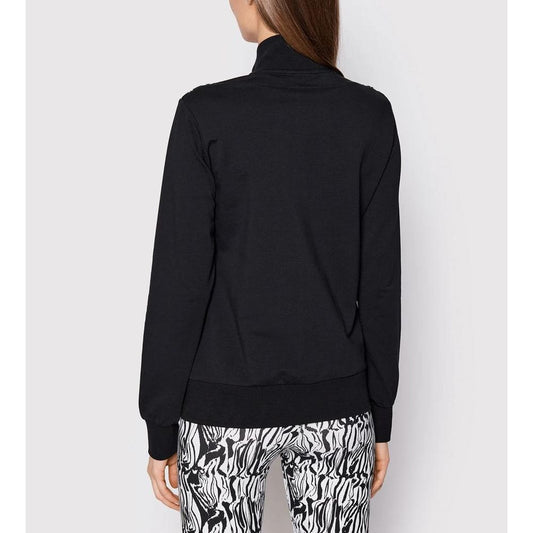 Black Cotton Sweatshirt