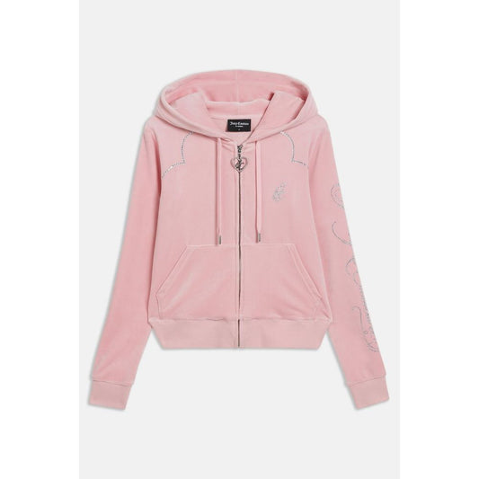 Pink Polyester Sweatshirt