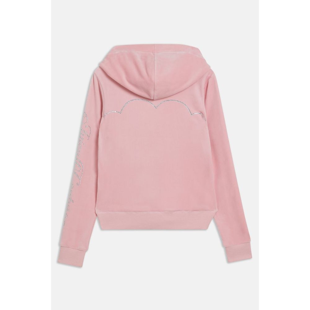 Pink Polyester Sweatshirt