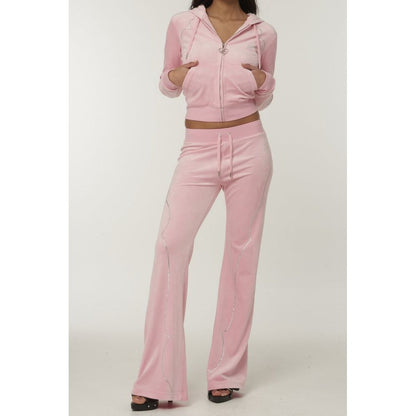 Pink Polyester Sweatshirt